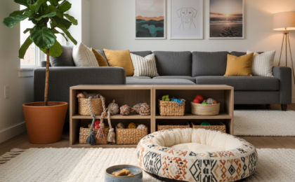aesthetic pet corner ideas