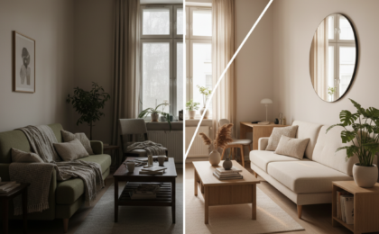 make small apartment look bigger