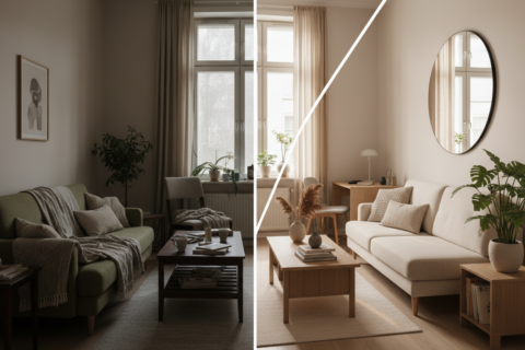 make small apartment look bigger